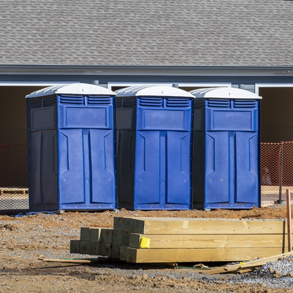 is there a specific order in which to place multiple porta potties in Spring Hill